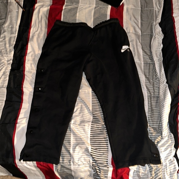 Nike 3XL Black sweats with buttons - Picture 1 of 5